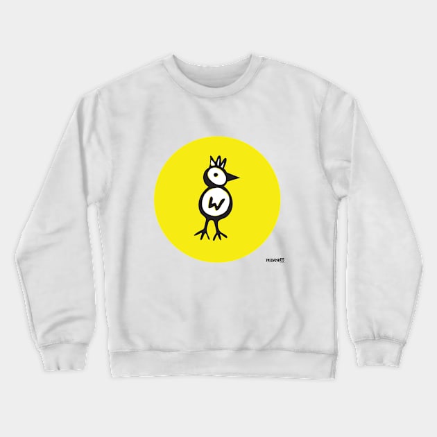 Yellow Pollo Crewneck Sweatshirt by Pigbanko